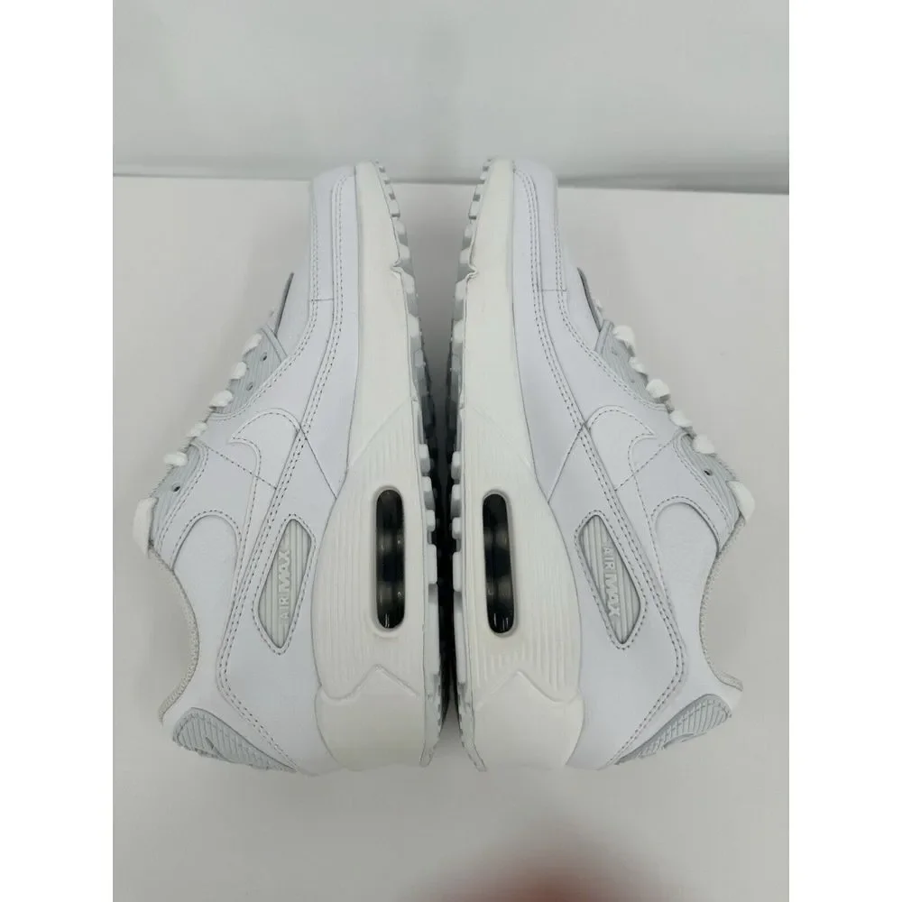 Nike Air‎ Max 90 GS Size 5.5 Youth Triple White New Sneakers Retro Shoes